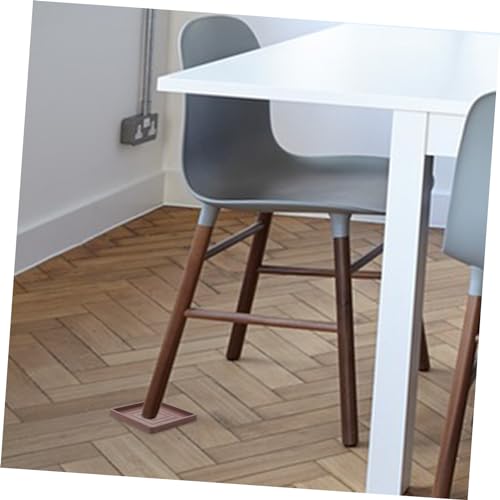 Veemoon 8 Pcs Furniture Mat Household Furniture Leg Pads Square Furniture Leg Pads Non-Slip Furniture Coasters Anti-Skid Chair Wheel Stopper Multi-Function Chair Wheel Stopper Bed Supplies