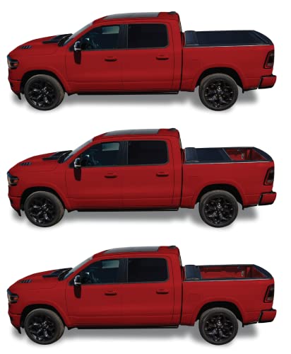 LEER ROLLITUP | Retractable Truck Bed Tonneau Cover | Fits 2021-2023 Ford F-150 Super Crew/Super Cab with 5.6