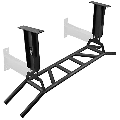 Yes4All Heavy Duty Wall Mounted Pull Up Bar – Multi-Grip Pull Up Bar Ceiling Mount / Ceiling Mount Pullup bar / Chin Up Bar for Home Gym Workout