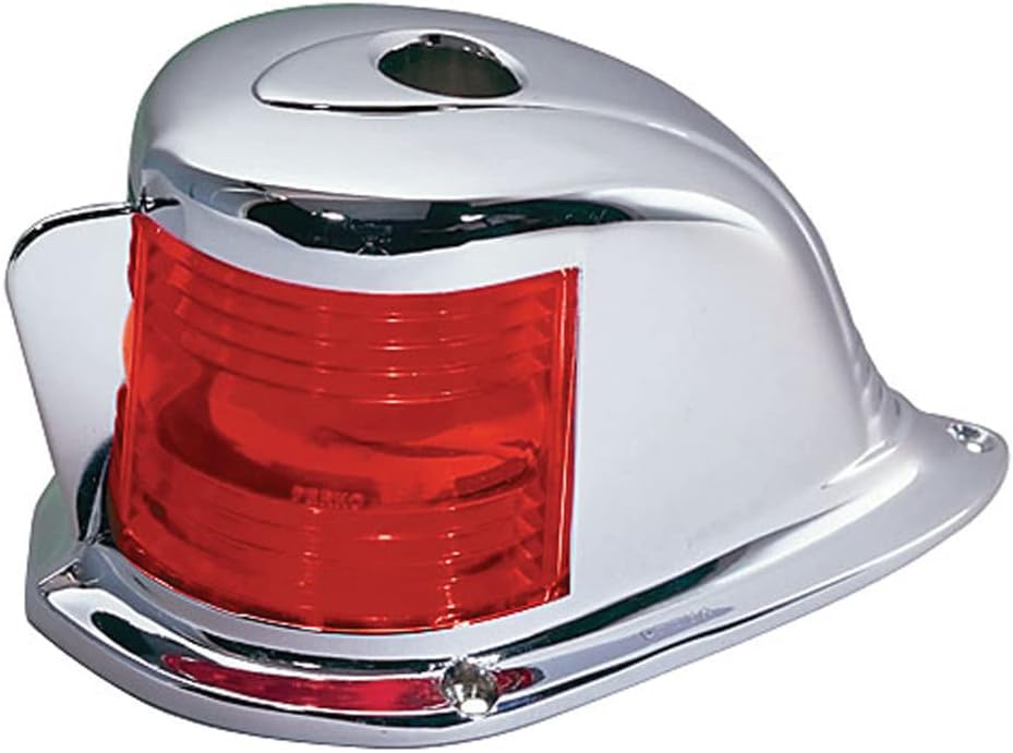 Perko 1218DP0CHR Chrome-Plated Horizontal-Mount Bi-Color Light, 1-5/8
