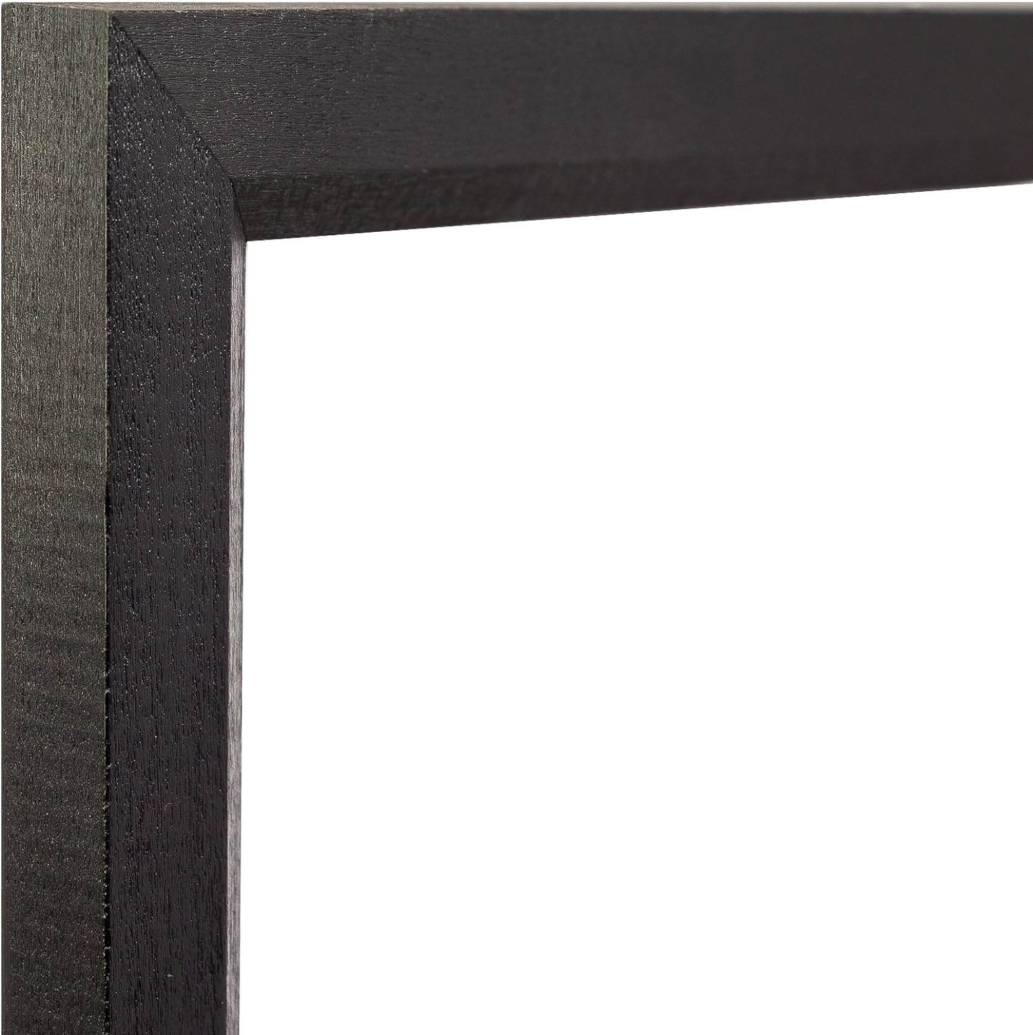 Craig Frames 7171610BK Wood Grain Finish 5 by 22-Inch Picture/Poster Frame, 0.825-Inch Wide, Solid Black