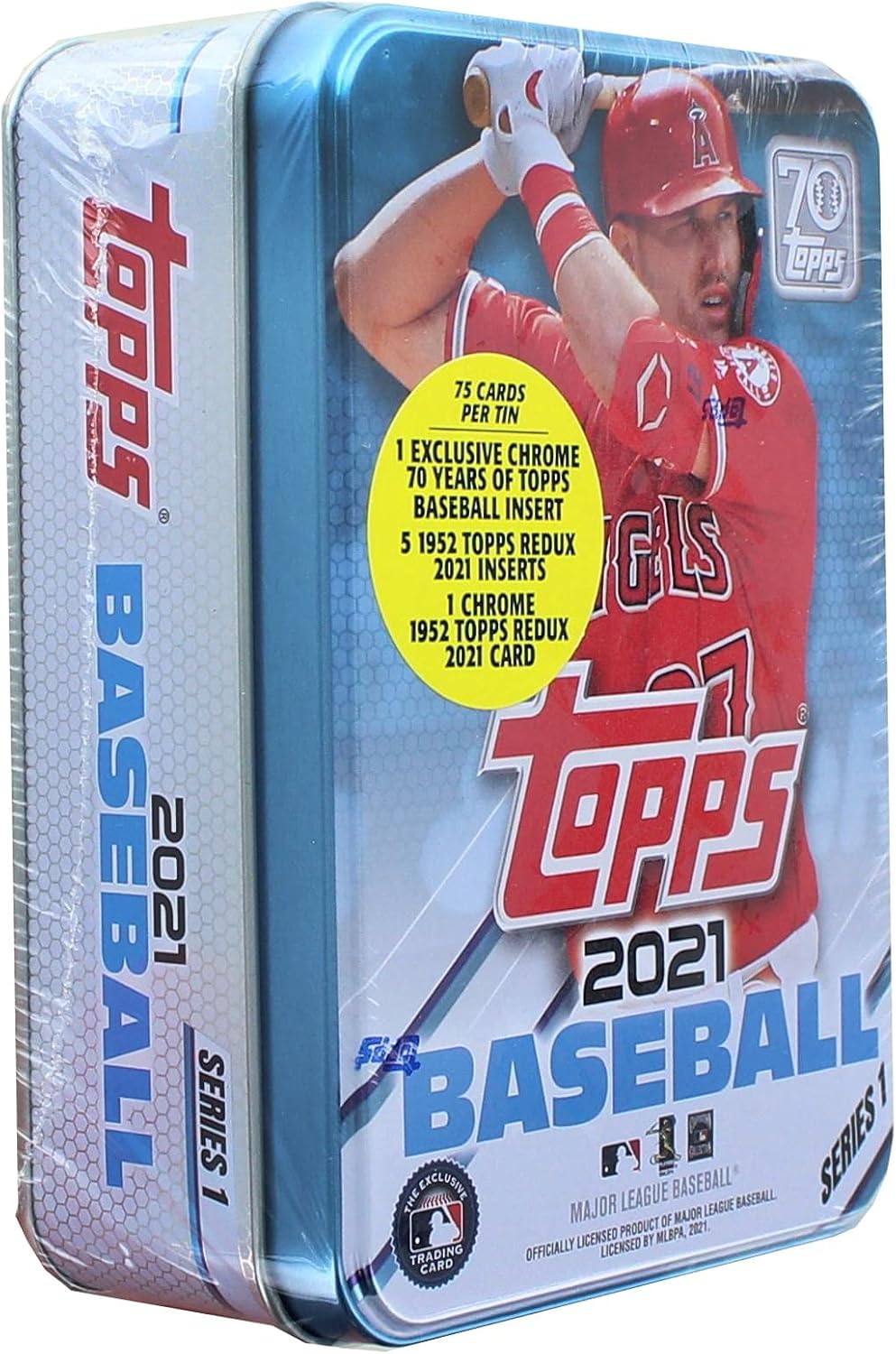 2021 Topps Series 1 Baseball Tin: 75 Cards