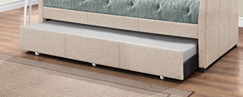 Hillsdale Furniture Hillsdale Westchester Daybed, Twin, Smoke Gray Fabric