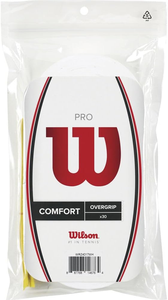 WILSON Pro Overgrip (30-Pack), White