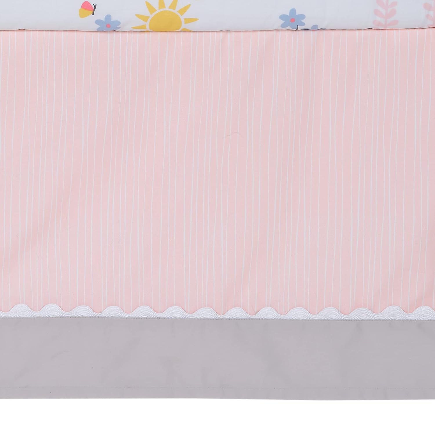 Lambs & Ivy Jazzy Jungle 3-Piece Safari Animals Pink Baby Crib Bedding Set
