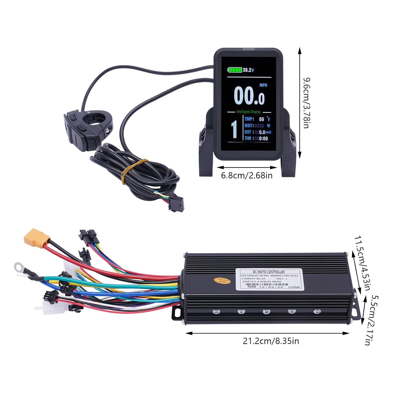 48V 1000W Electric Bicycle Motor Kit Brushless Front Hub Motor Conversion Kits DIY Ebike 700C 45-55km/h Motor Bike Kit with Display for Sports Outdoors