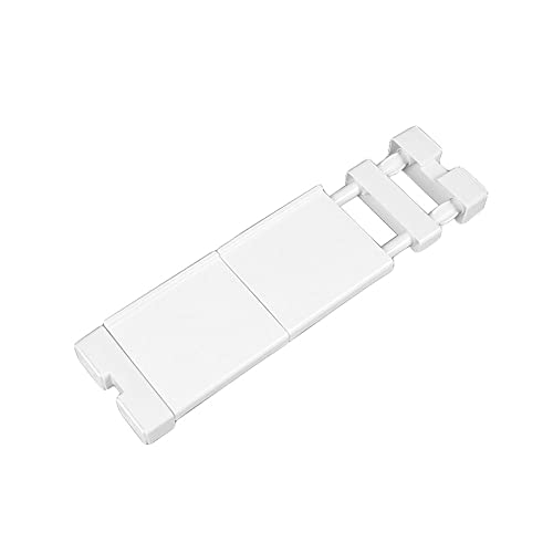 Closet Tension Shelf & Rod, Bathroom Kitchen Garage Window Telescopic Storage Rack, Expandable Adjustable Separator Wardrobe Cupboard Space Saving Divider, 15''-22''