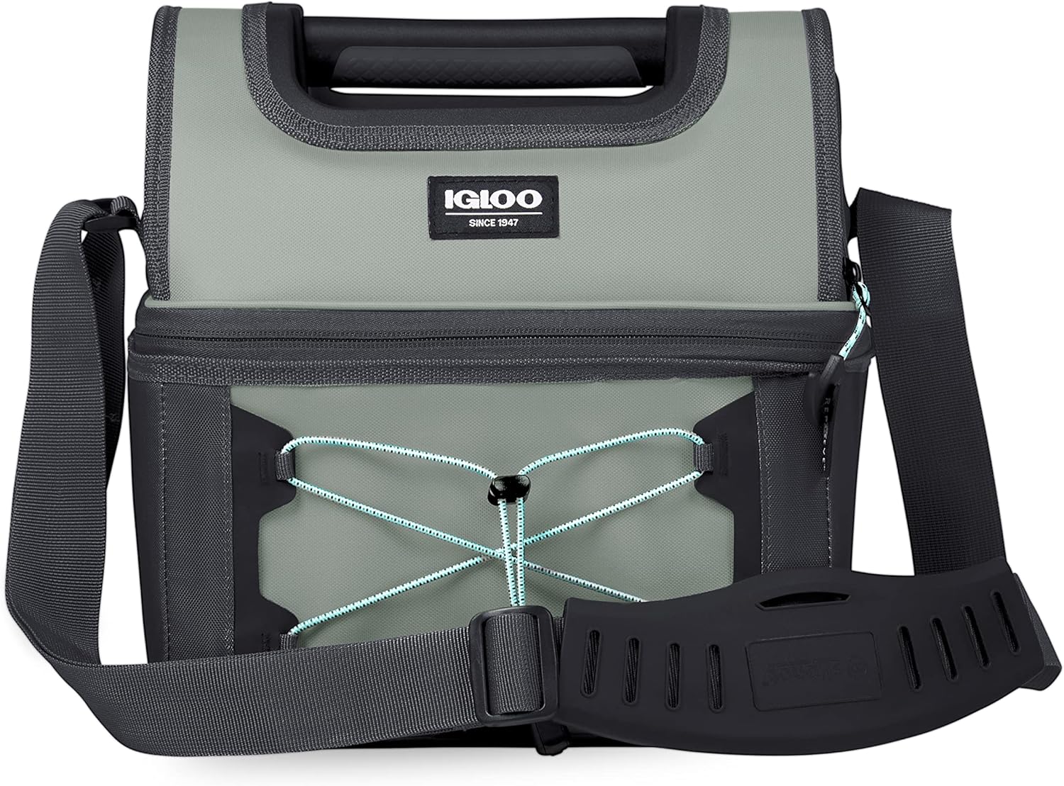Igloo Gripper Maxcold Insulated 16-can Lunch Bag Cooler-Gray