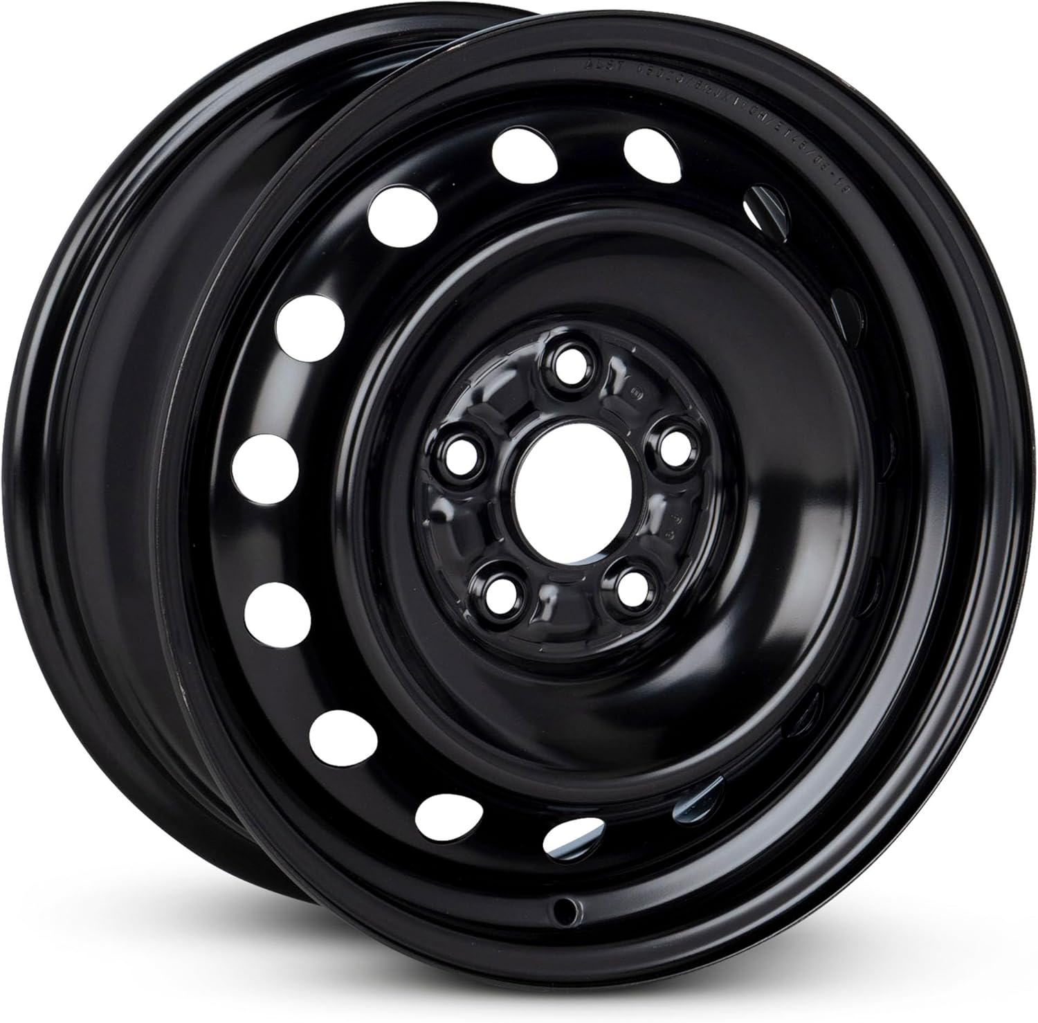 For 2014-2015 Honda Civic 16 Inch Painted Black Rim - OE Direct Replacement - Road Ready Car Wheel