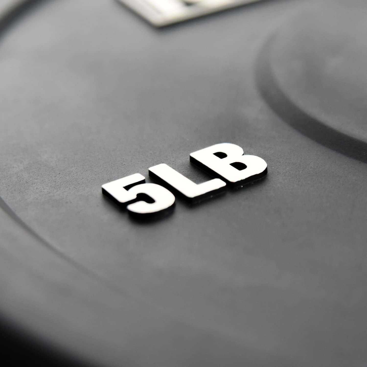 NEXO 5LB Rubber Bumper Plate Pair - Premium Matte Finish 2x 5LB Cross Training Weight Plates