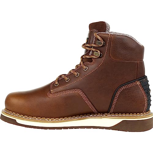 Georgia Boot men's Brown Amp Lt Wedge Waterproof Brn 6
