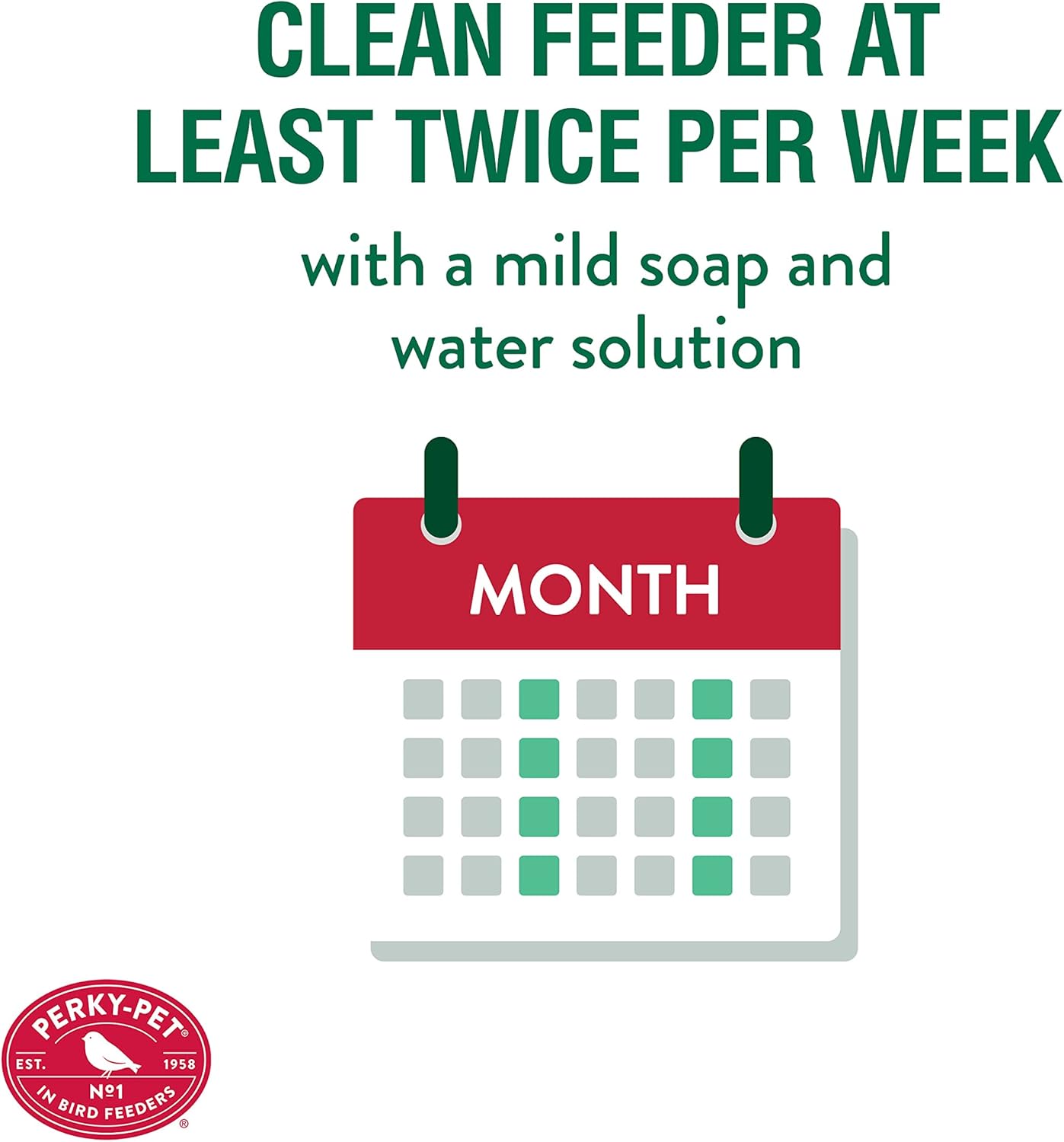 Perky-Pet 8119-2 Red Antique Bottle Hummingbird Feeder Large