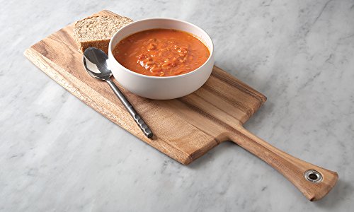 Ironwood Gourmet Large Rectangular Provencale Paddle Board, Acacia Wood 20.5 x 8 x 0.5 inches