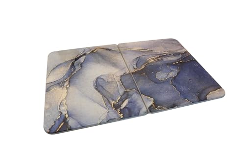 'Kitchen Drying Mat for Dishes, Absorbent and Quick-Drying, Stone (Blue Marble)