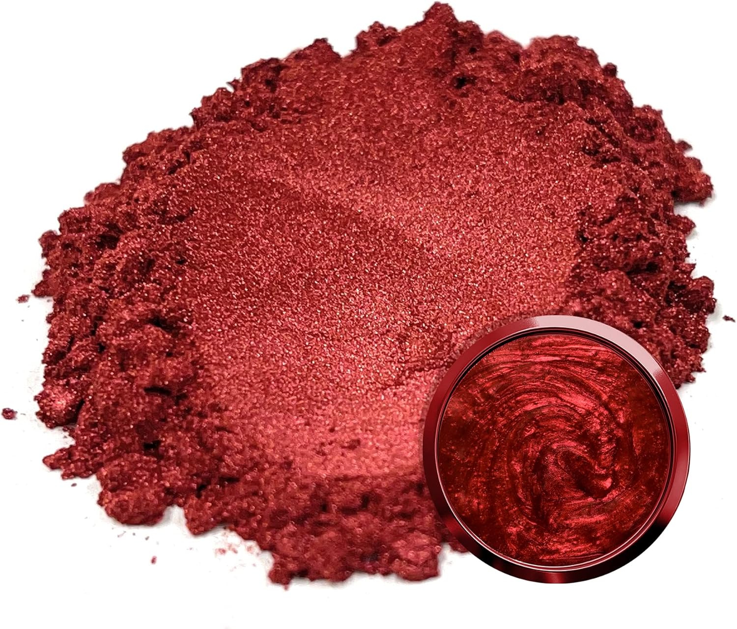 Eye Candy Premium Mica Powder Pigment “Senshi Red” (25g) Multipurpose DIY Arts and Crafts Additive | Natural Bath Bombs, Resin, Paint, Epoxy, Soap, Nail Polish, Lip Balm