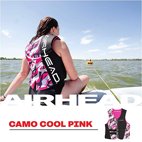 Airhead Women's CAMO COOL Kwik-Dry Neolite Flex Life Jacket, US Coast Guard Approved