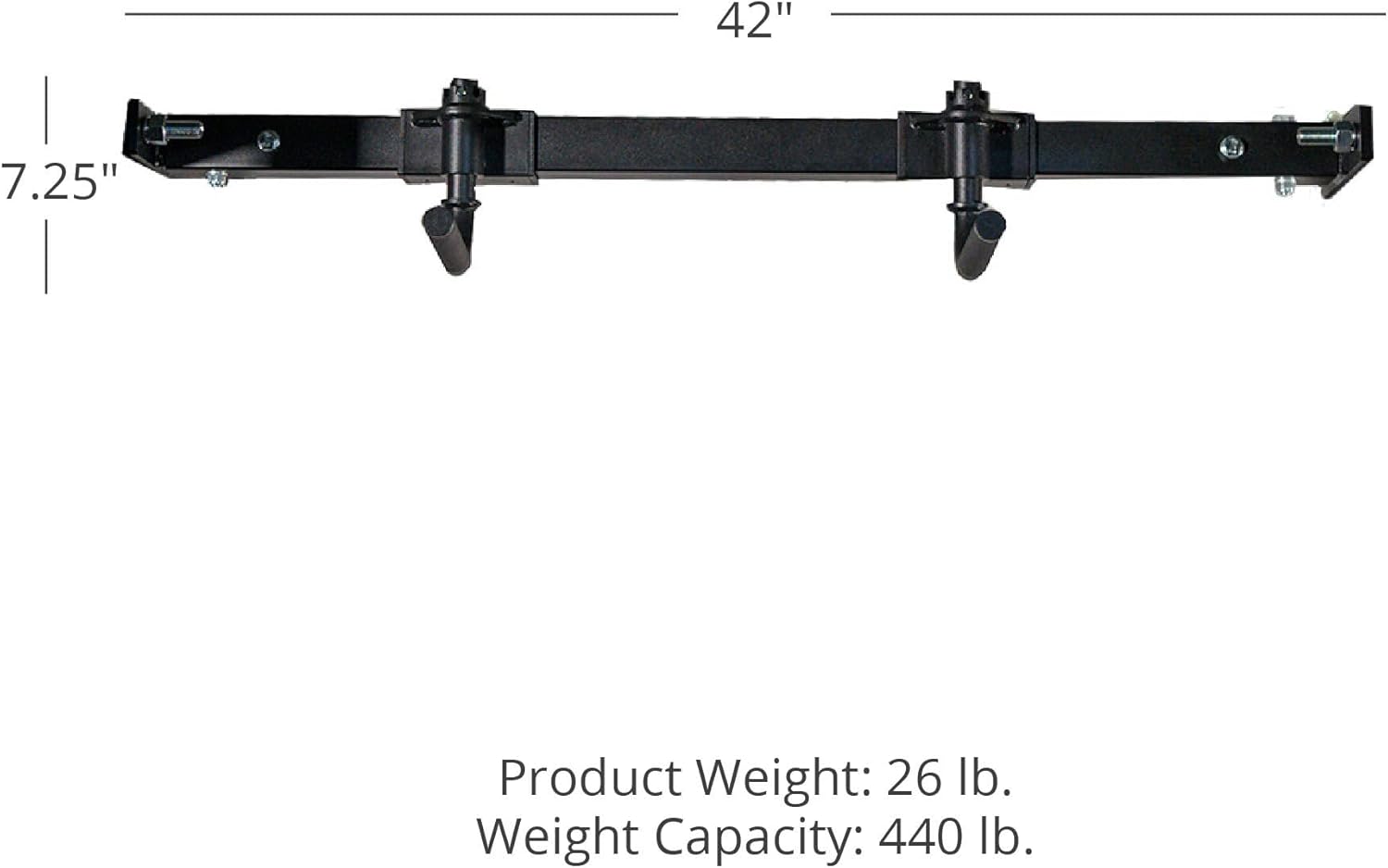 Titan Fitness Adjustable Handle Pull-Up Bar Rack Mounted X-2, X-3, T-3, and TITAN Series