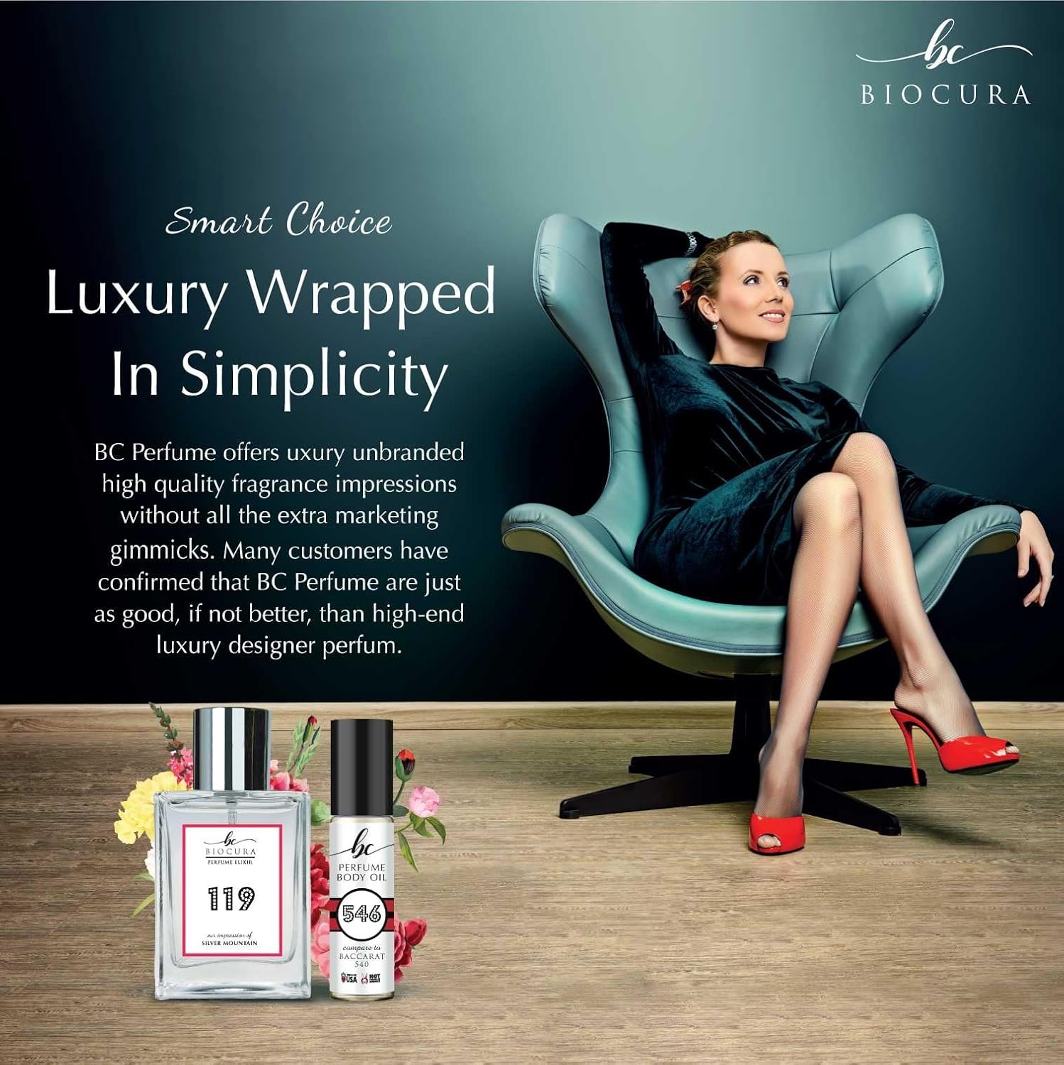 BC Perfume 583 Inspired by Casamorati 1888 Lira For Women Replica Fragrance Dupes Eau de Parfum Spray Bottle 3.4 Fl Oz/100ml-X1