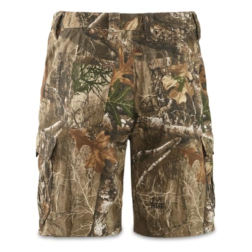 Guide Gear Men’s Camo Cargo Shorts, Cotton & Polyester Bermudas for Work, Casual, Hiking and Hunting This Summer Season