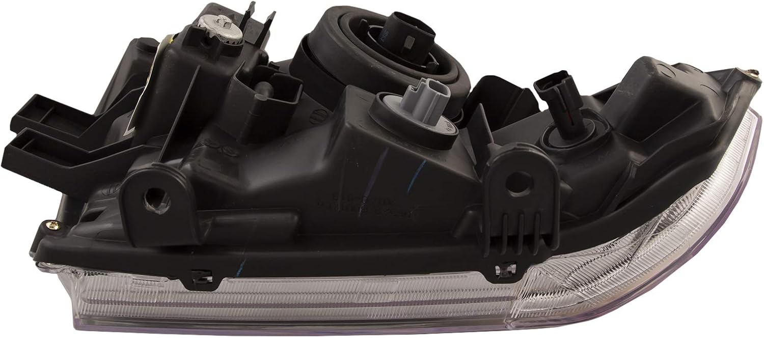 HEADLIGHTSDEPOT Chrome Housing Halogen Headlights Compatible with Nissan Frontier Pathfinder Includes Left Driver and Right Passenger Side Headlamps