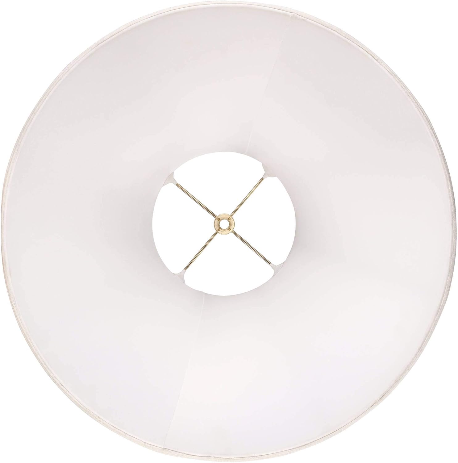 Off-White Shantung Large Lamp Shade 7