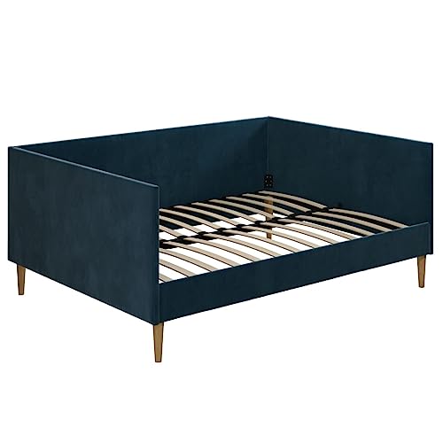 DHP Franklin Upholstered Daybed, Twin, Green Velvet