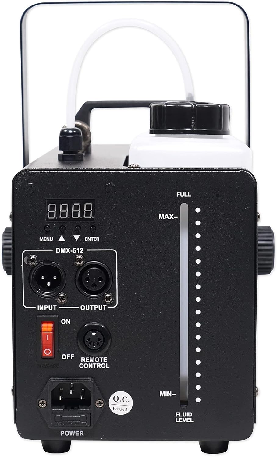 Rockville R1200L Fog/Smoke Machine w LED's, 7 Channel DMX+2 Remotes+Gallon Fluid