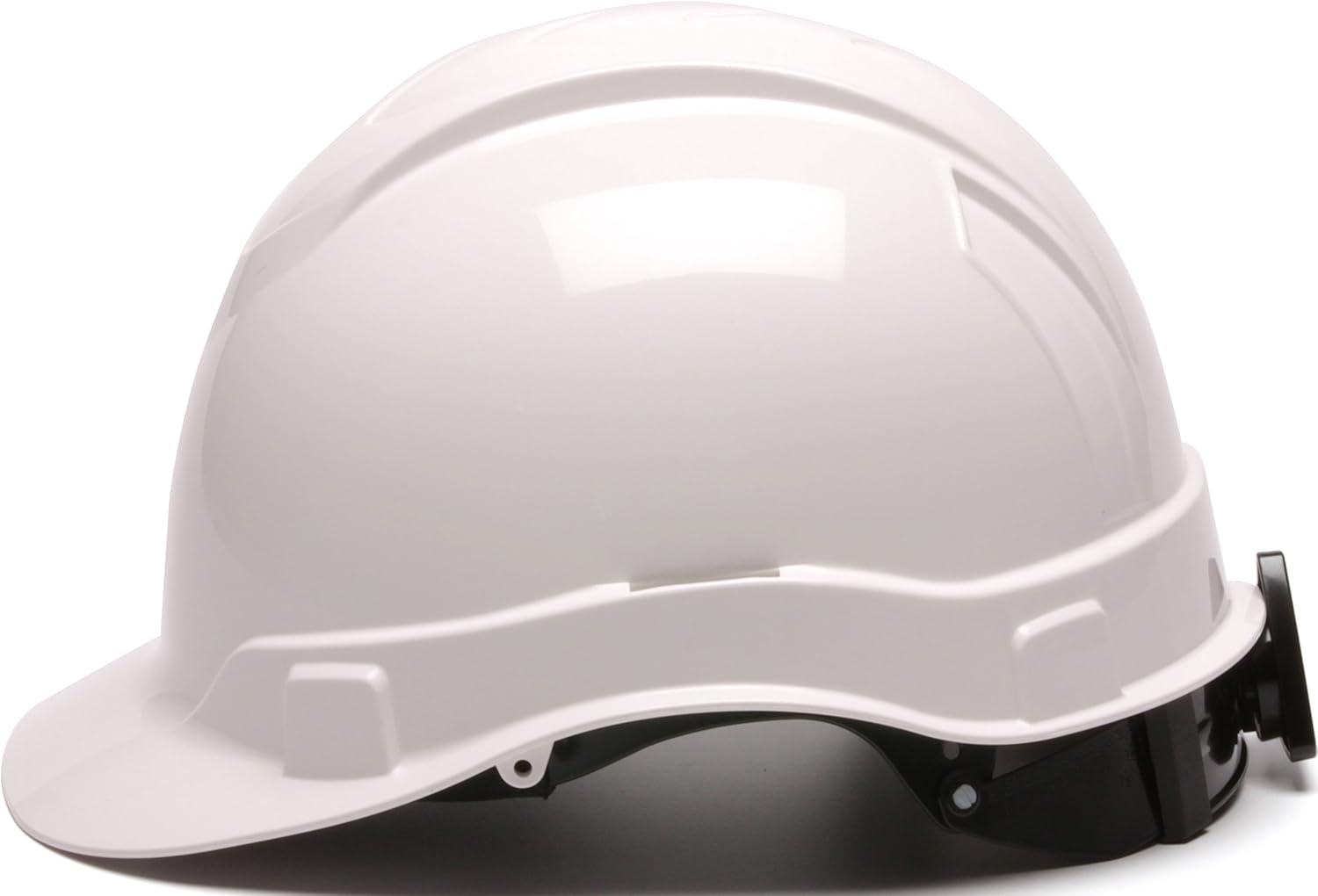Pyramex Ridgeline Cap Style Hard Hat 4 Point Ratchet White