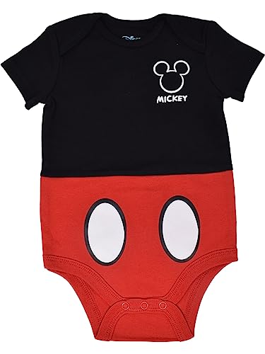 Disney Mickey Mouse Lion King Winnie the Pooh Pixar Toy Story Finding Nemo Baby 5 Pack Bodysuits Newborn to Infant