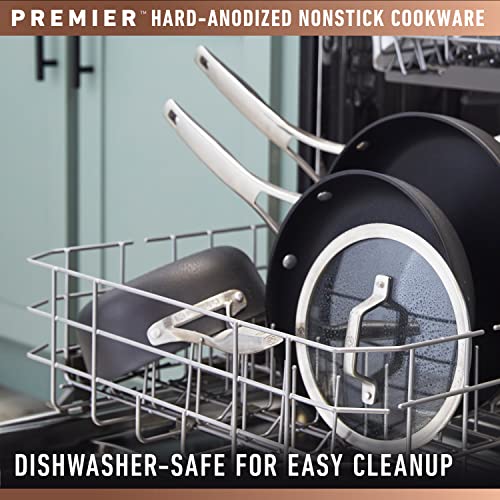 Calphalon Premier Hard-Anodized Nonstick 3.5-Quart Sauce Pan with Lid