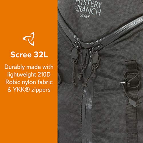 Mystery Ranch Scree 33 Backpack - Technical Hiking Daypack, Black, XL