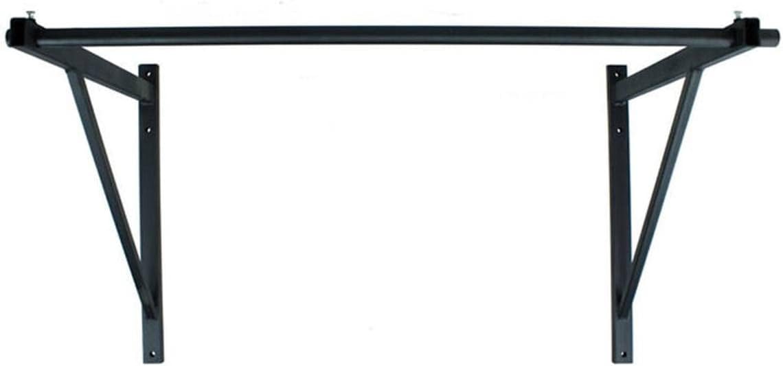 Titan HD Wall Mounted Pull Up Chin Up Bar with 8 in. Wood Olympic Gymnastic Rings - 1.5 in. W Heavy Duty Thick Straps &