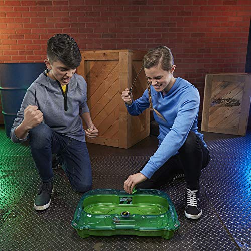 BEYBLADE Burst Turbo Slingshock Cross Collision Battle Set - Complete Set with Burst Beystadium, Battling Tops, & Launchers Game - Age 8+