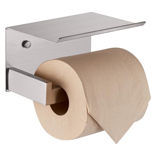 KOKOSIRI Gold Toilet Paper Holder Toilet Roll Holder for Bathroom Kitchen Washroom T-304 Stainless Steel Wall Mounted, Gold Finish, B2003BG