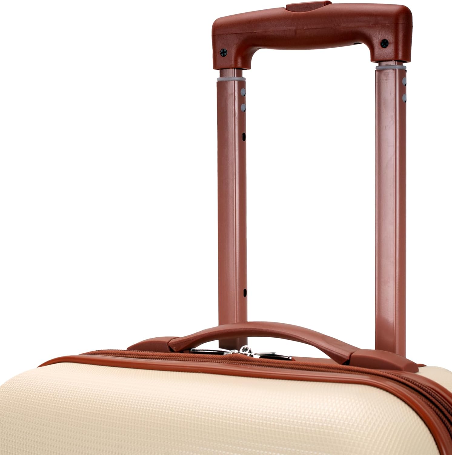 Rockland Melbourne Hardside Expandable Spinner Wheel Luggage, WHITE, Carry-On 20