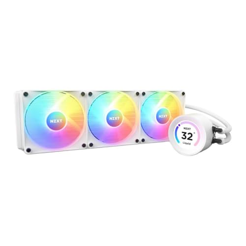 NZXT Kraken 360 RGB - RL-KR360-B1-360mm AIO CPU Liquid Cooler - Customizable 1.54