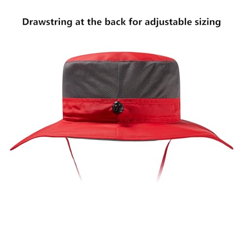 BASSDASH UPF 50+ Sun Fishing Hat Water Resistant with Detachable Neck Flap