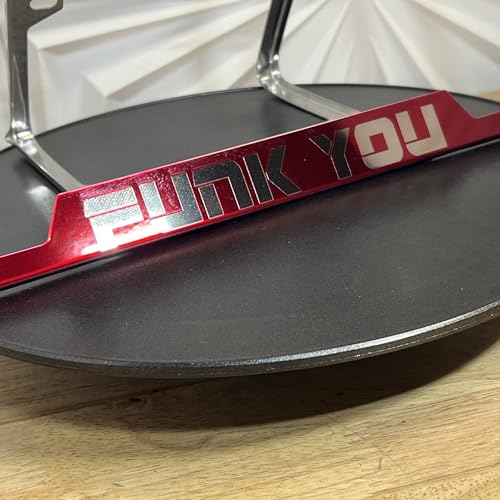 Bottom Cut OutLicense Plate Frame Matte White Powder Coated Universal Fit Aluminum Screw On Cap Cover, T304 Stainless Steel, Rust Proof Weather Proof Stainless Steel Screws (Qty: 1 Frame)