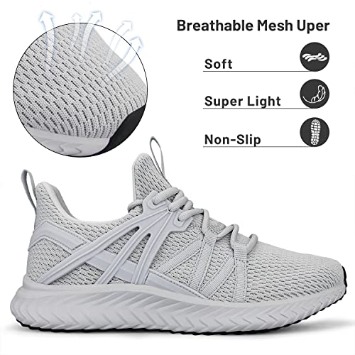 Abboos Womens Slip On Sneakers Women Walking Tennis Shoes Lightweight Casual Sneakers for Gym Travel Work