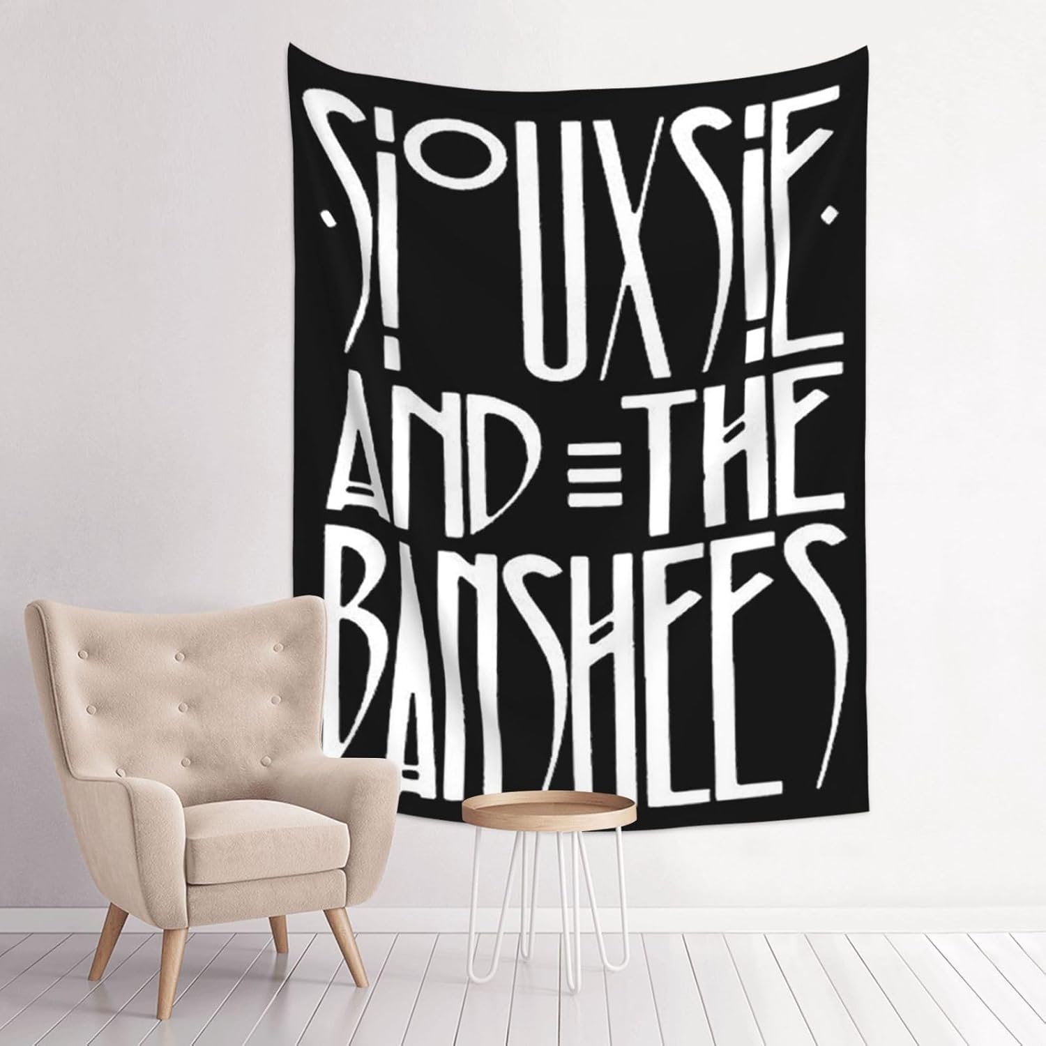 CASOWAT Siouxsie Rock and the Banshees Band Tapestry Wall Art Hanging Tapestries For Living Room Bedroom Home Decor 29 x 37 inch