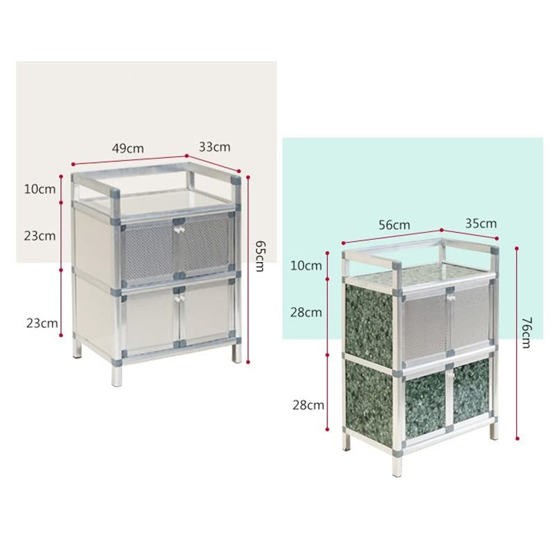 Storage Cabinet, Buffet Sideboard Server Household Simple Sideboard Cupboard and Pantry Multifunctional Kitchen Storage Tea Cabinet Space Saving Buffet Table Accent Sideboard