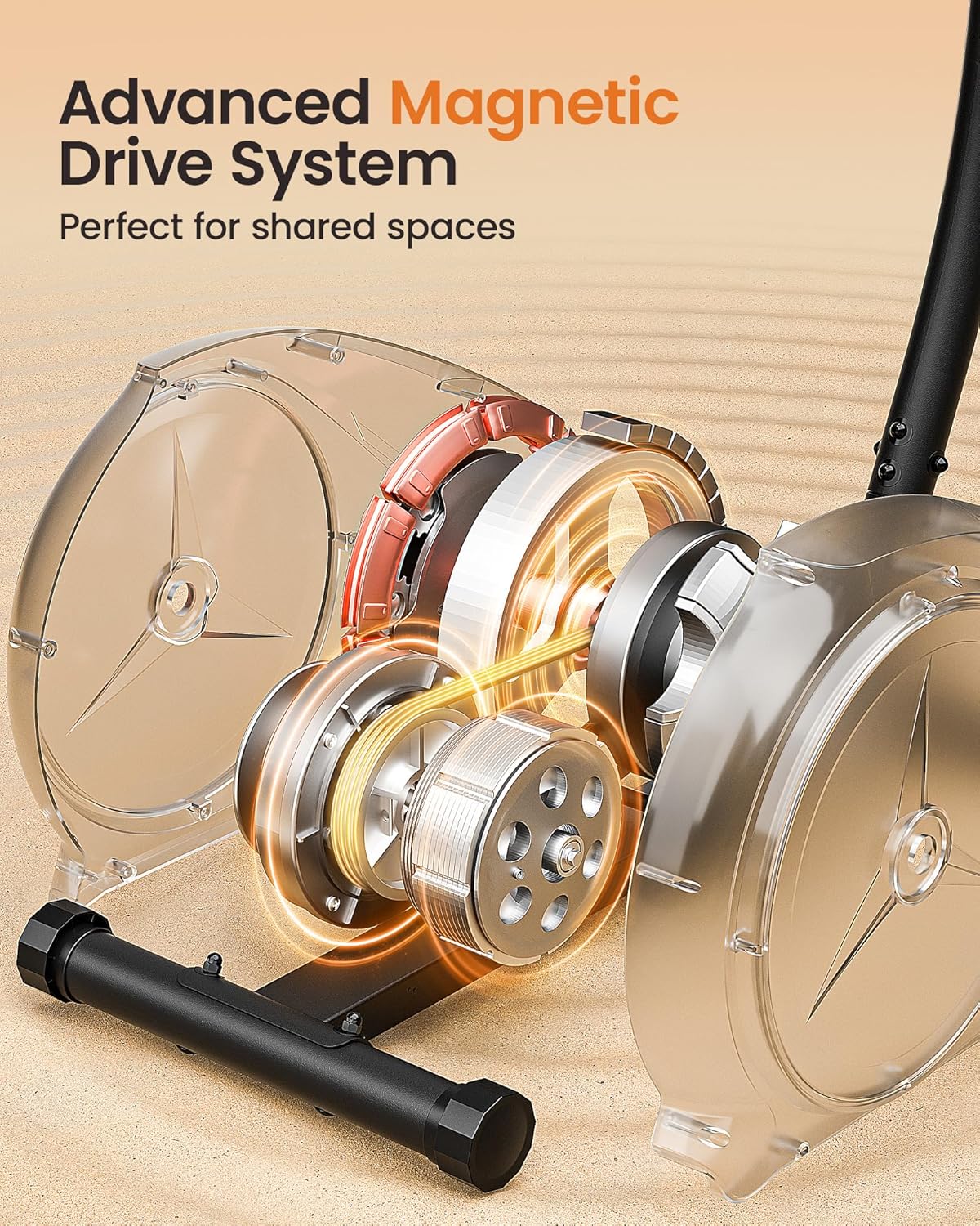 YOSUDA Magnetic Elliptical Machine with Upgraded 14