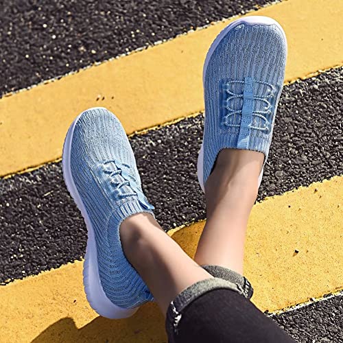 TIOSEBON Women's Slip On Walking Shoes Lightweight Casual Running Sneakers