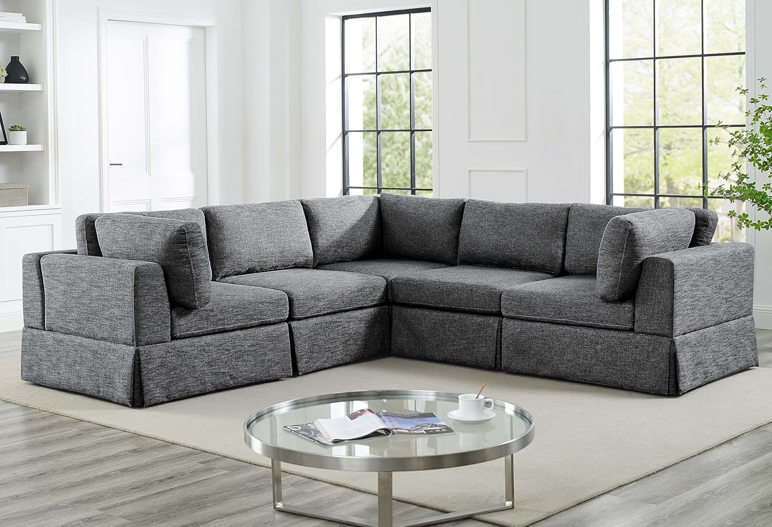 Modular Sectional, Gray