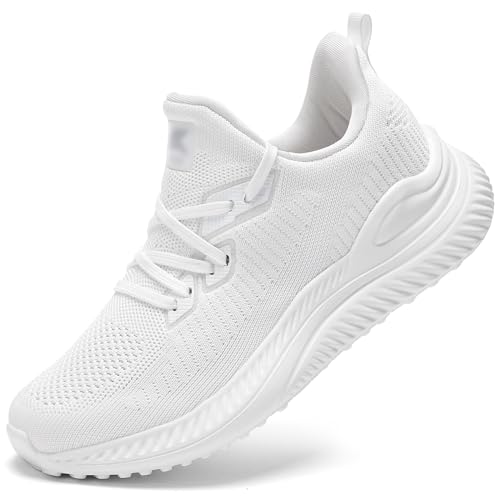 Slow Man Womens Walking Tennis Shoes Fashion Slip on Comfortable Lightweight Memory Foam Athletic Casual Sneakers for Running Gym Workout Nurse