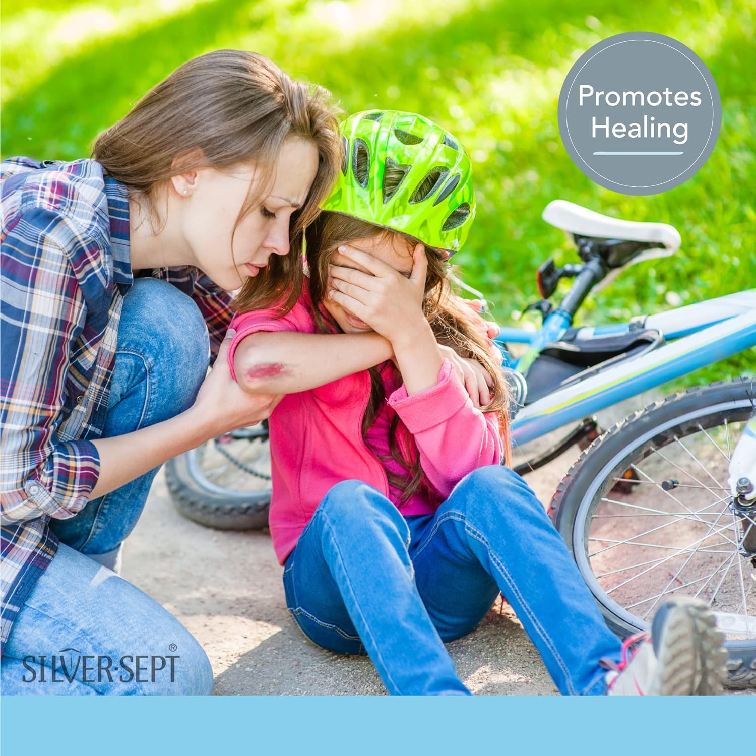 Silver-Sept-Silver Skin and Wound Gel 1.5 oz, Tube for Foot and Leg Ulcer Treatment, 1st and 2nd Degree Burn Care