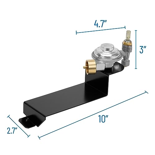 Skyflame Gas Grill Valve Regulator Assembly Compatible with Weber Q1000 Q1200 Series - Replacement Parts for Weber 64866