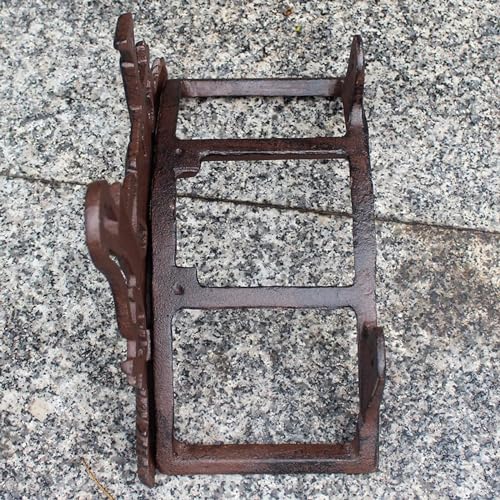 Garden Hoses Country House Rack Holder Cast Iron, Vintage Wall Mounted Water Hose Storage Hanger, Lawn Fence Yard Wall Decor