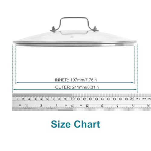 10 Inch Universal Tempered Glass Lid - 10
