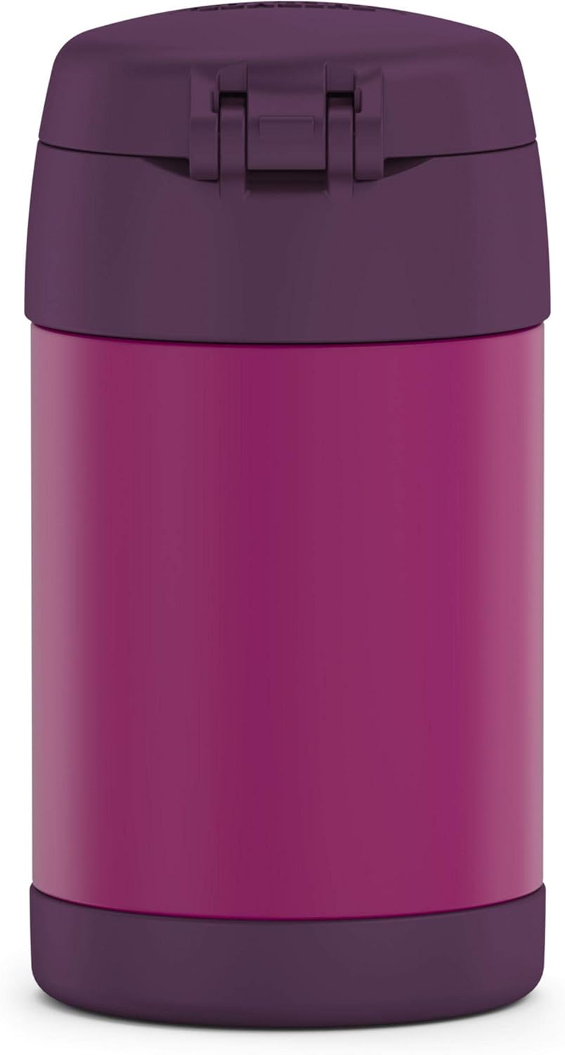 THERMOS FUNTAINER 16 Ounce Stainless Steel Food Jar, Red Violet